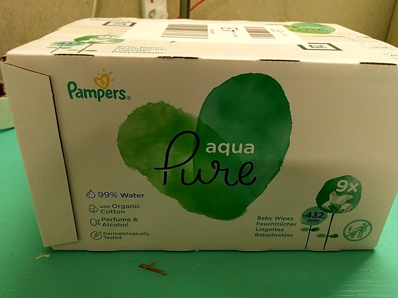 vlhčené ubrousky Pampers Aqua Pure