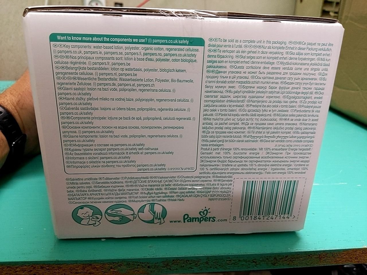 vlhčené ubrousky Pampers Aqua Pure